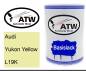 Preview: Audi, Yukon Yellow, L19K: 500ml Lackdose, von ATW Autoteile West.